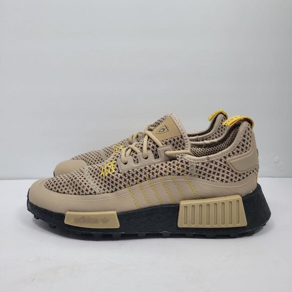 Adidas X Marvel NMD R1 2021 Men's Trace Khaki Sneakers GX1208 US Size 8 - Picture 2 of 8